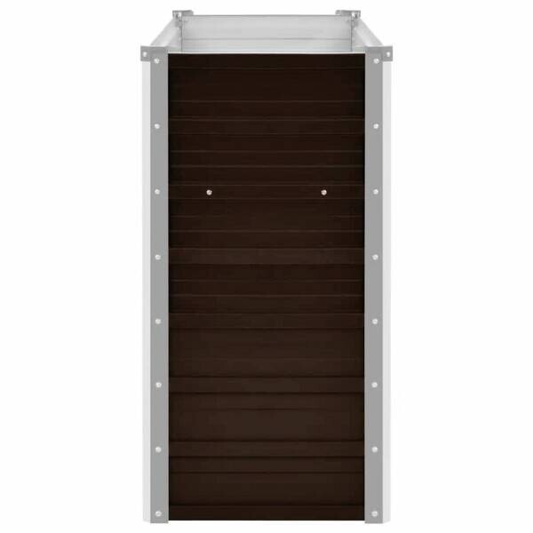 Hochbeet braun Stahl B/H/L: ca. 40x77x160 cm