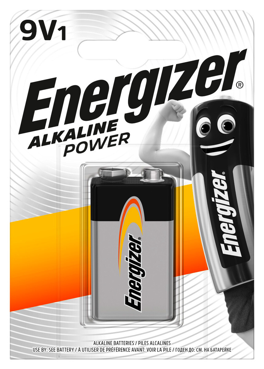 Energizer Batterie Power 9V E-Block (6LR61) 1er Pack