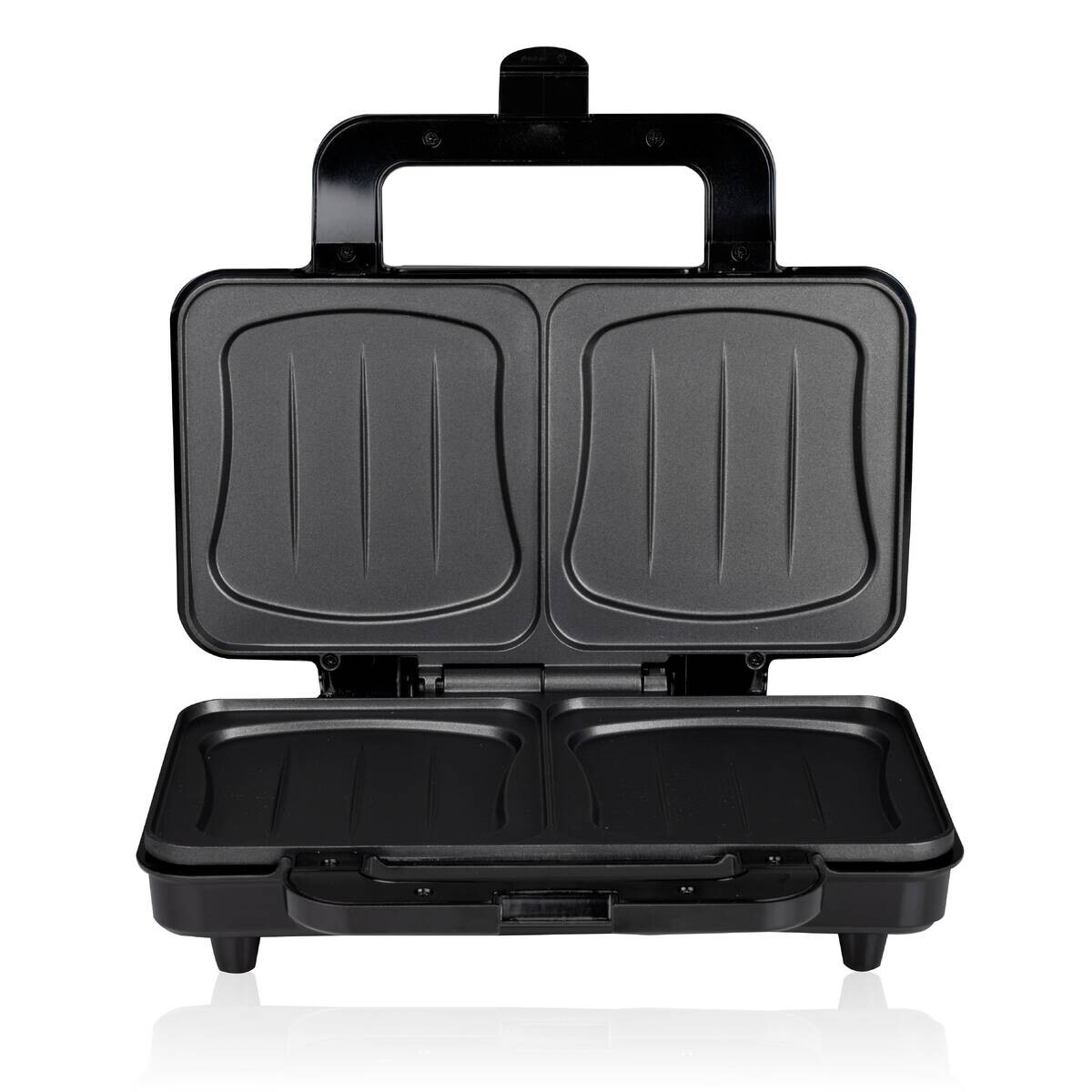 Sandwichtoaster silber schwarz B/H/L: ca. 12x26,5x31,5 cm