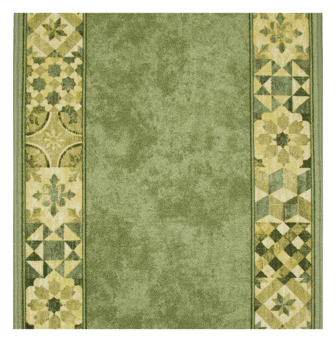 Läufer Murcia grün B: ca. 80 cm pro Meter