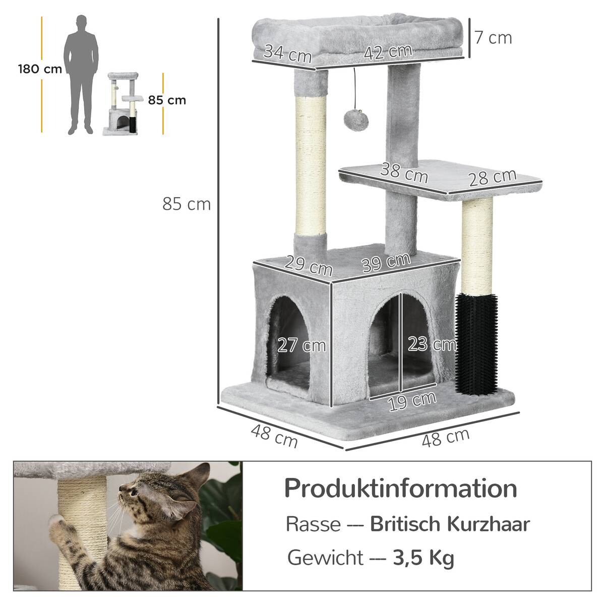 PawHut Kratzbaum