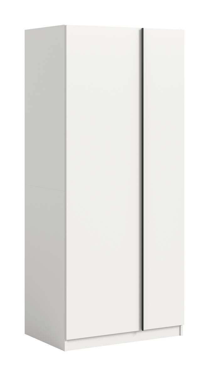 Kleiderschrank OAKLAND weiß B/H/T: ca. 80x183x53 cm
