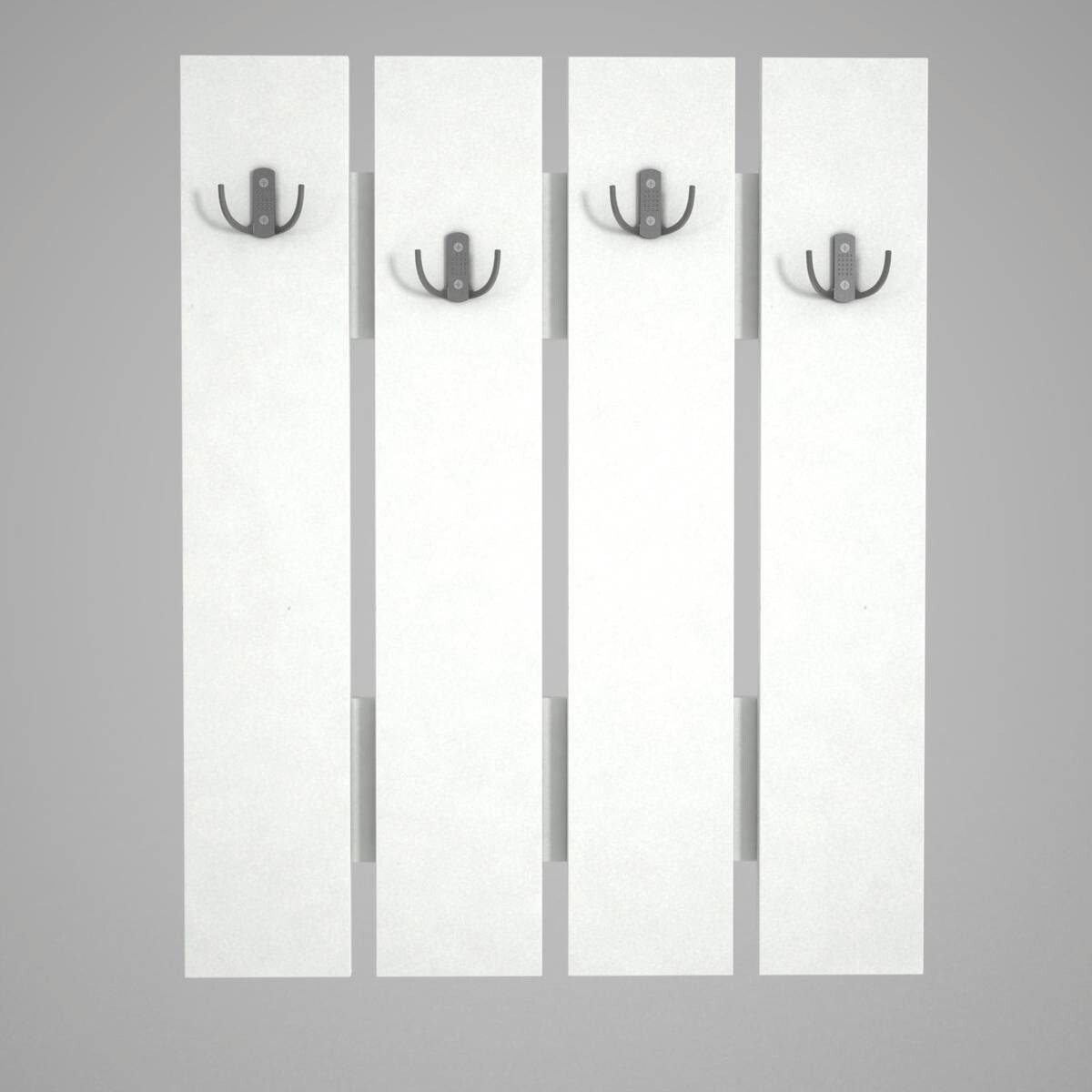 Garderobe Anita weiß B/H/T: ca. 64,7x80x3,6 cm