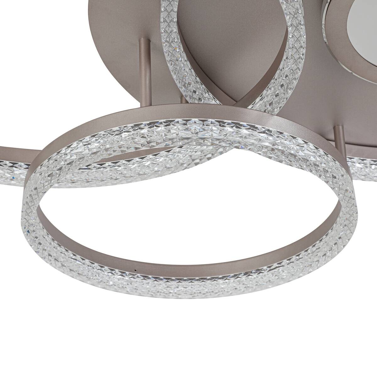 Nolo LED-Deckenleuchte champagner Metall