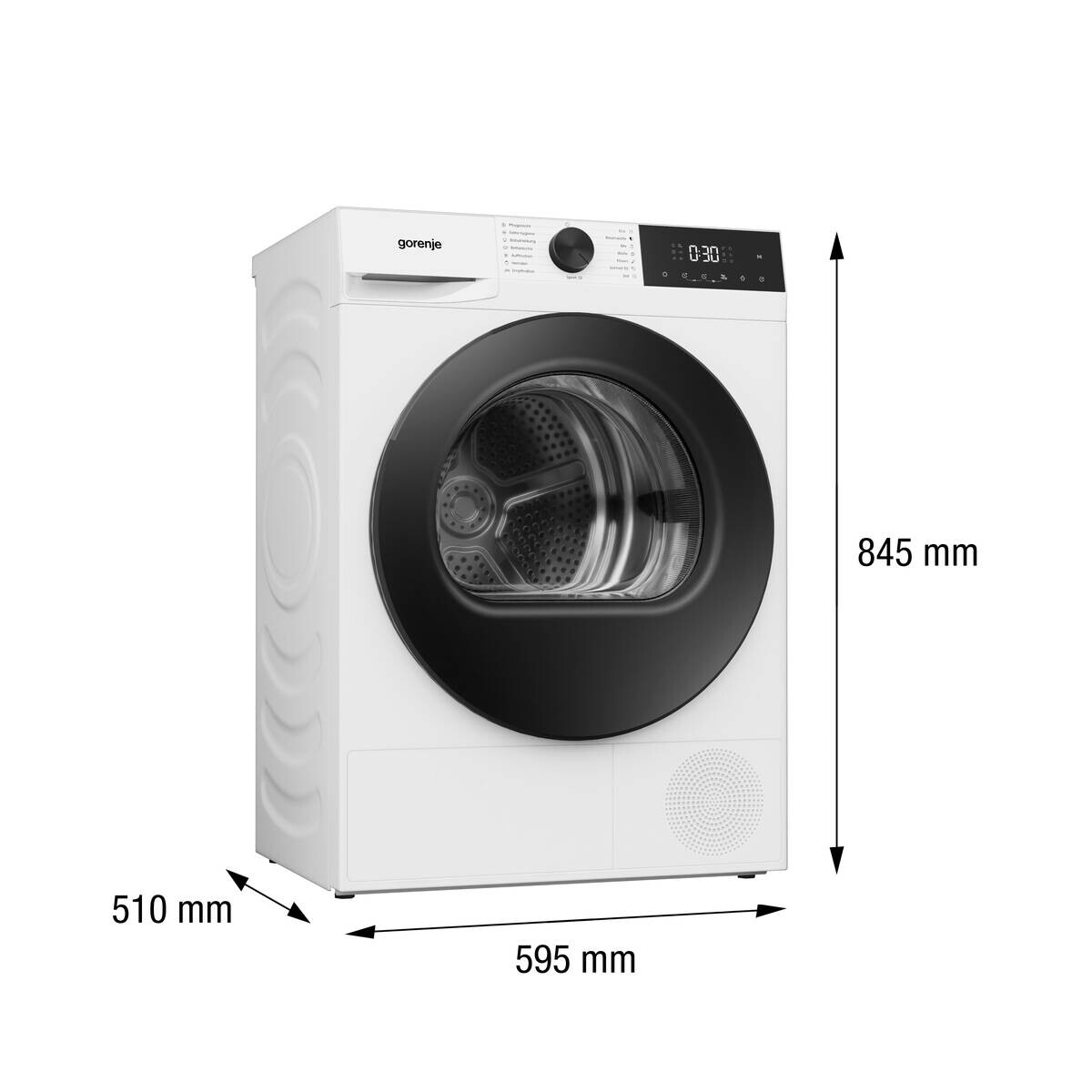 Gorenje Wärmepumpentrockner D5G2P7D weiß B/H/T: ca. 59,5x84,5x59 cm ca. 7 kg