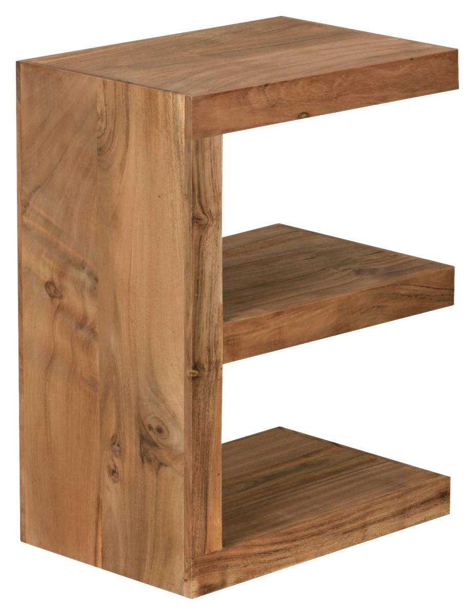 Beistelltisch natur Akazie B/H/T: ca. 45x60x30 cm