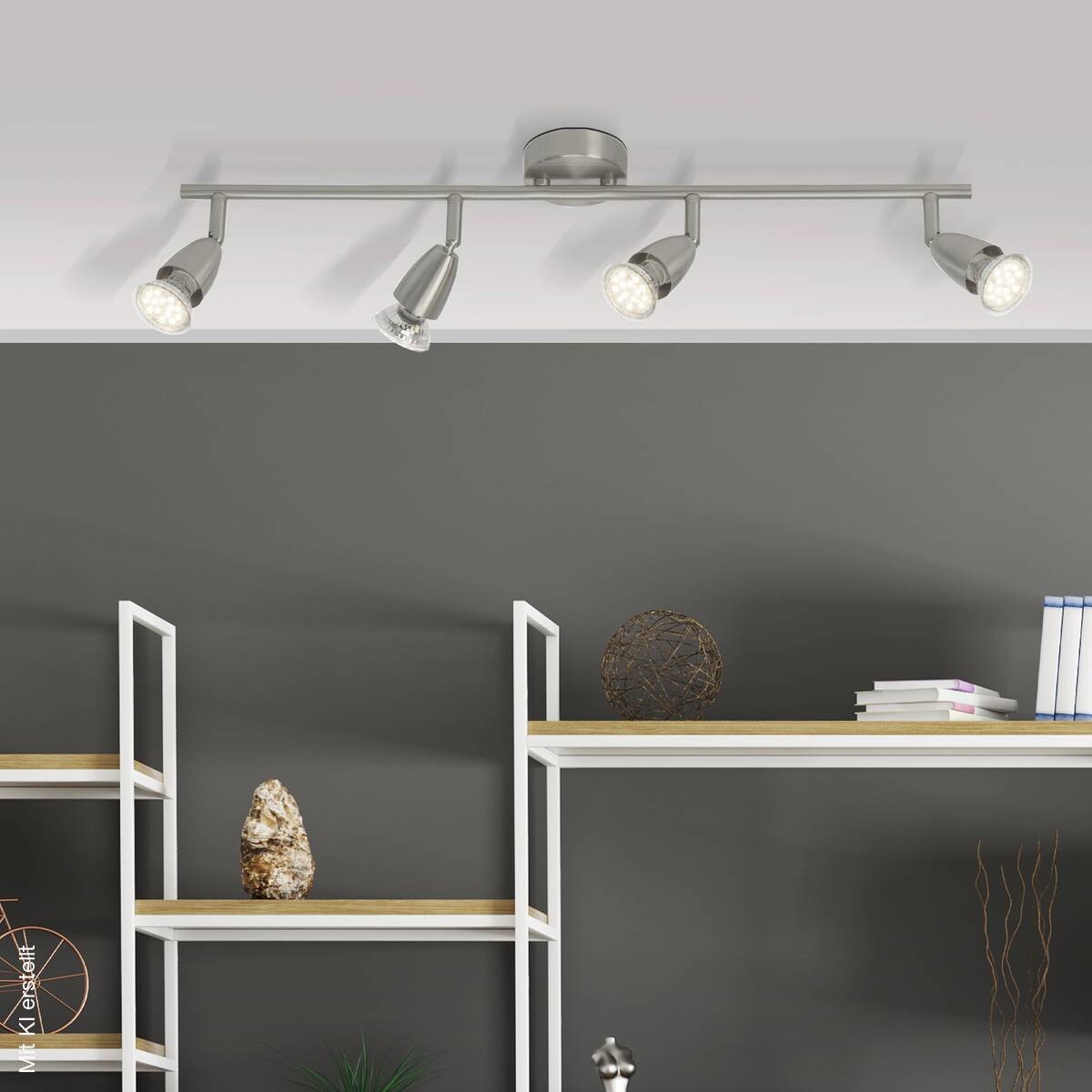 Brilliant Spot G21532/13 Chrom Metall B/T: ca. 60x13 cm 4 Brennstellen