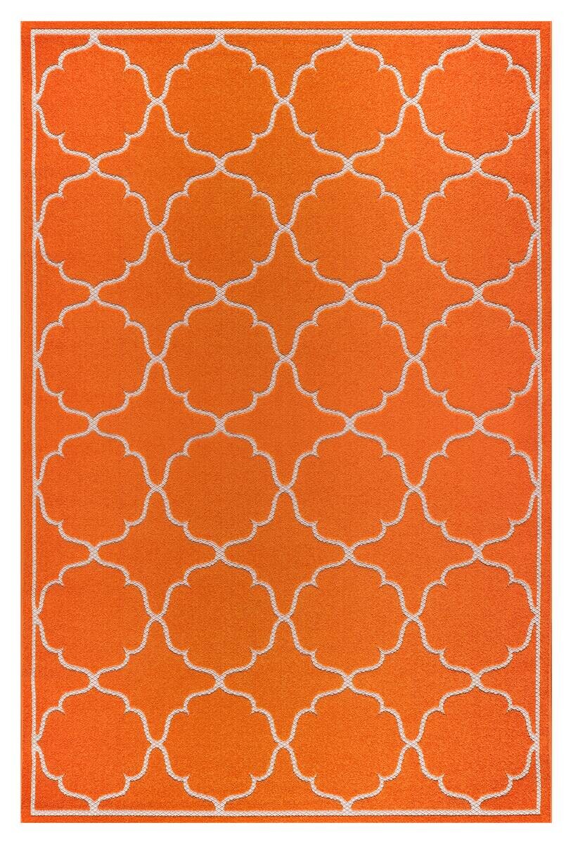 Sanat Outdoorteppich BERLIN orange B/L: ca. 80x200 cm