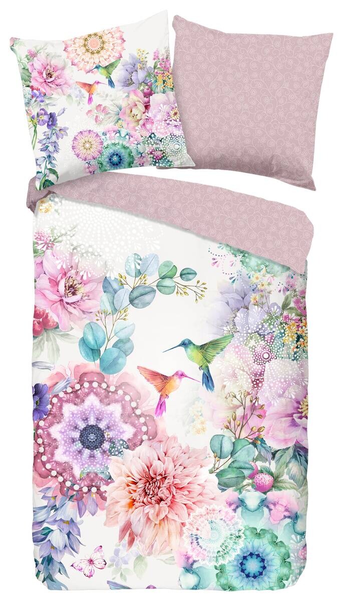 Baumwoll Bettwäsche Isaye Satin Multi Baumwolle B/L: ca. 155x220 cm