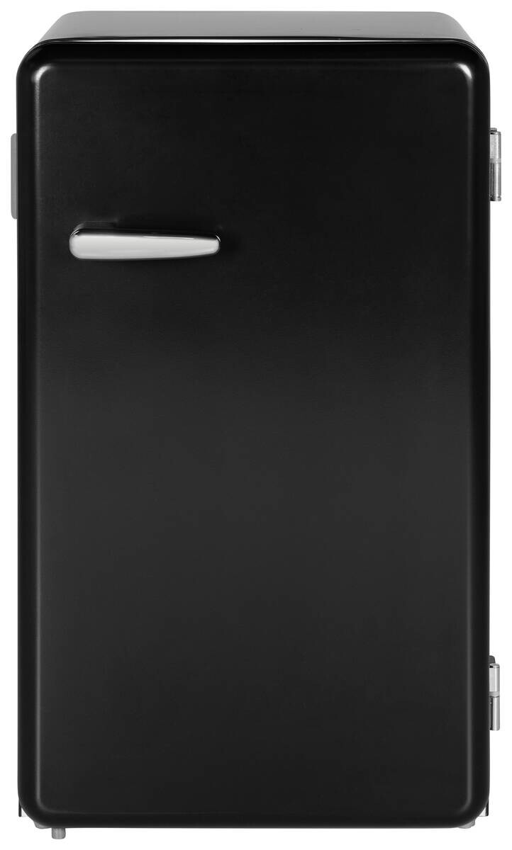 POCOline Retro Kühlschrank KS84-93ESG EEK: E Spektrum: A bis G Kühlen: 93 41dB schwarz B/H/T: ca. 49x84x46 cm