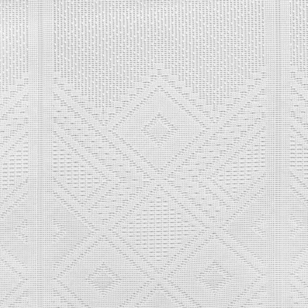 Scheibengardinen-Meterware weiß 100% Polyester H: ca. 38 cm