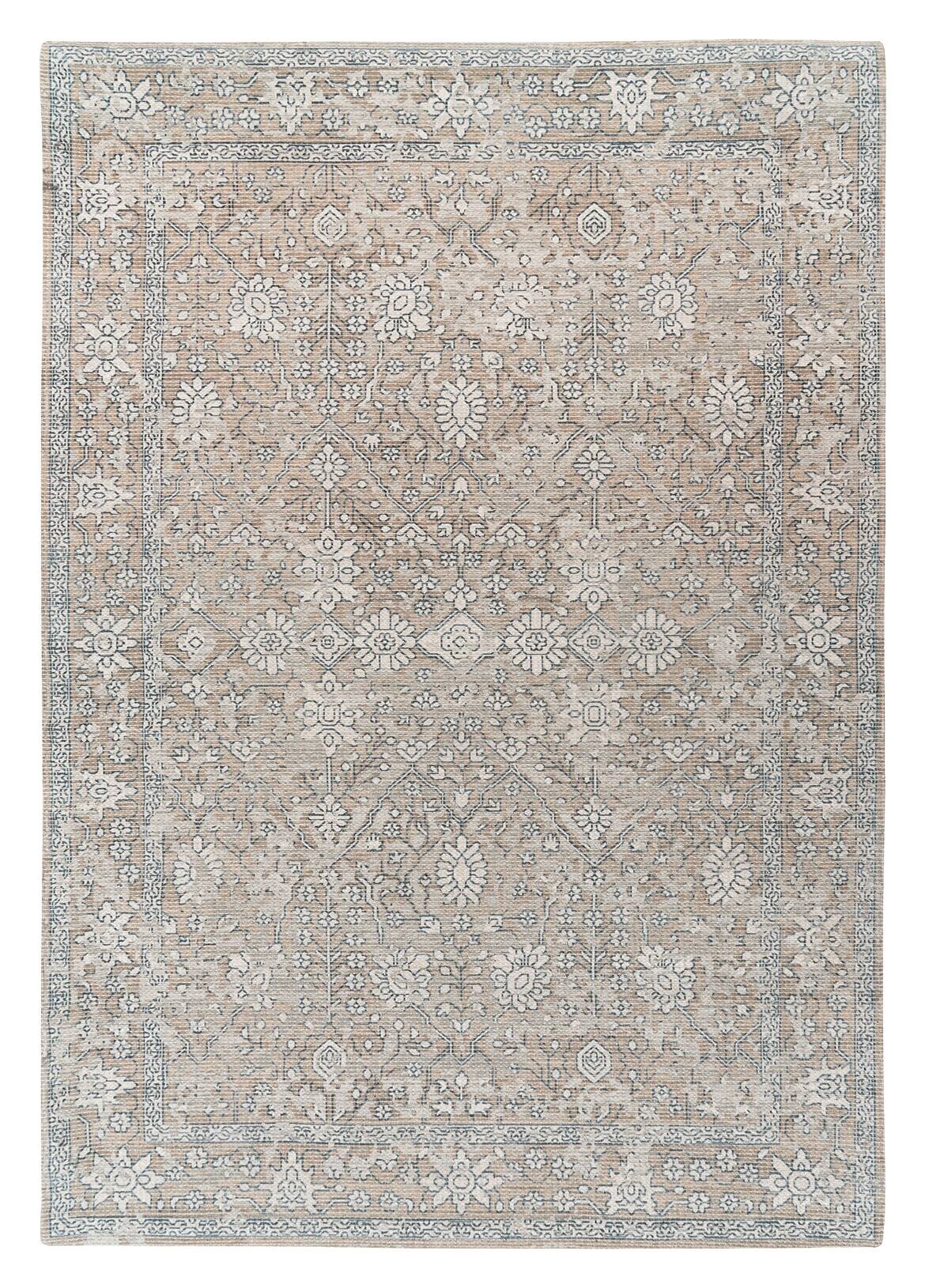 Kayoom Flachflorteppich Perry 125 beige B/L: ca. 80x150 cm