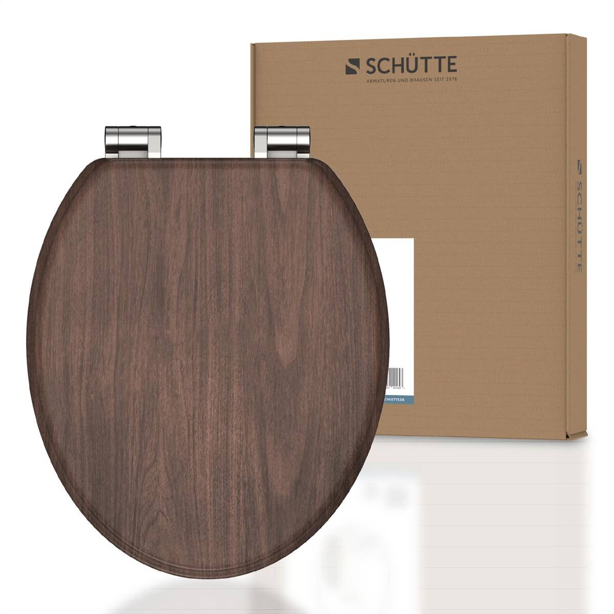 Schütte WC-Sitz DARK WOOD MDF