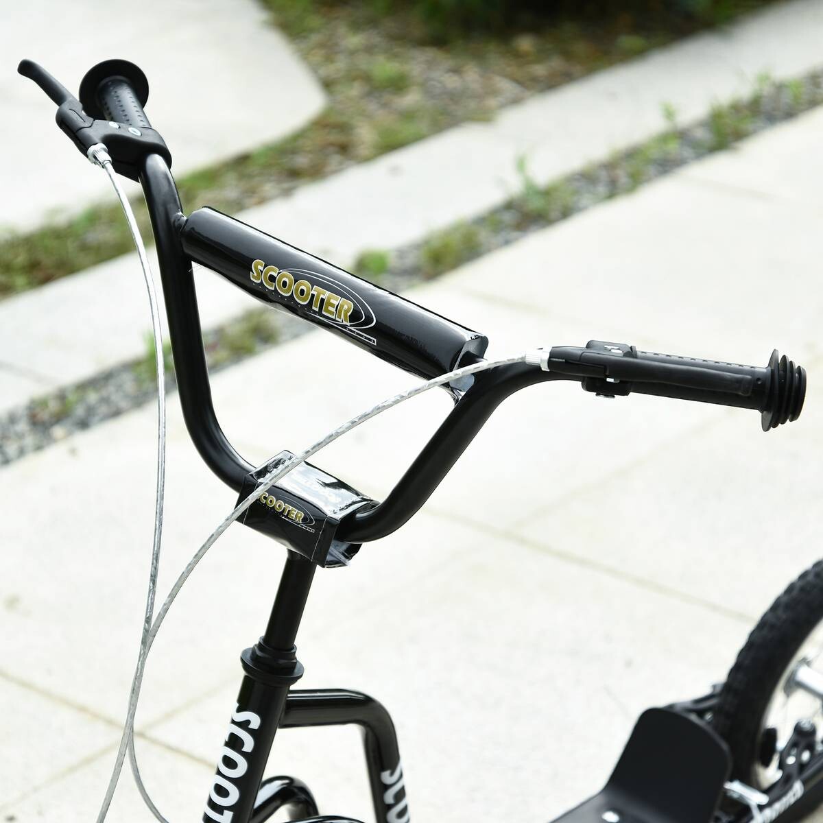 HOMCOM Kinderroller schwarz