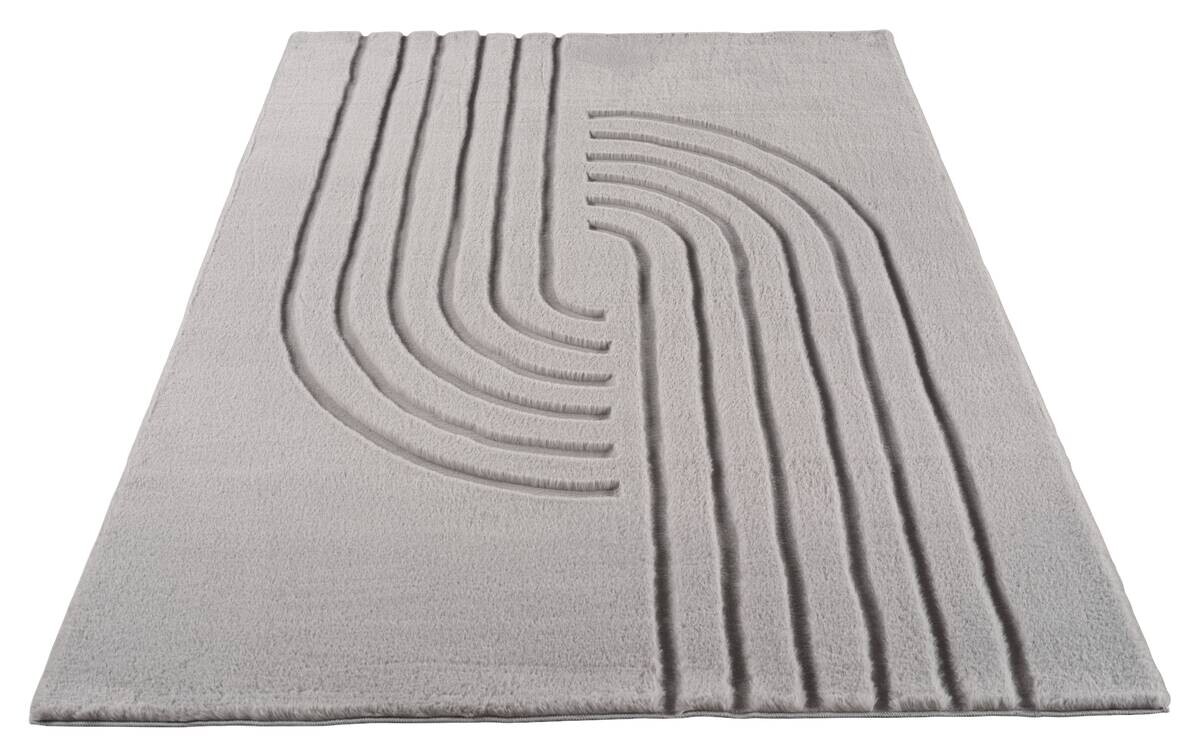 Teppich Alaska silber B/L: ca. 80x150 cm