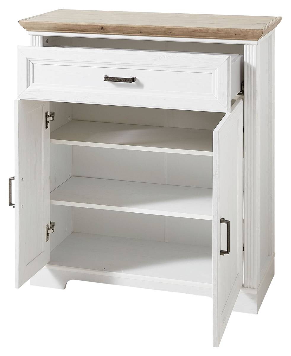 Schuhkommode Jasmin Pinie Nachbildung Eiche Artisan Nachbildung B/H/T: ca. 93x102x41 cm