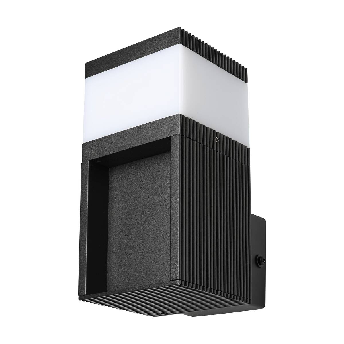 Lamkur Wandleuchte schwarz Stahl B/H/L: ca. 8x6x8 cm G9 1 Brennstellen