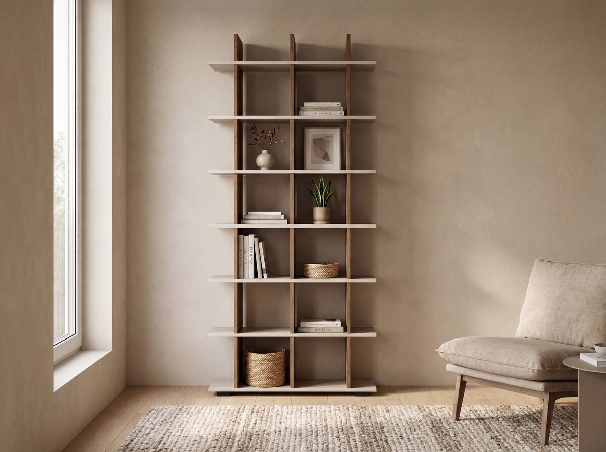 Regal Navas 20A Eiche Artisan Nachbildung Kaschmir B/H/T: ca. 80x173x25 cm