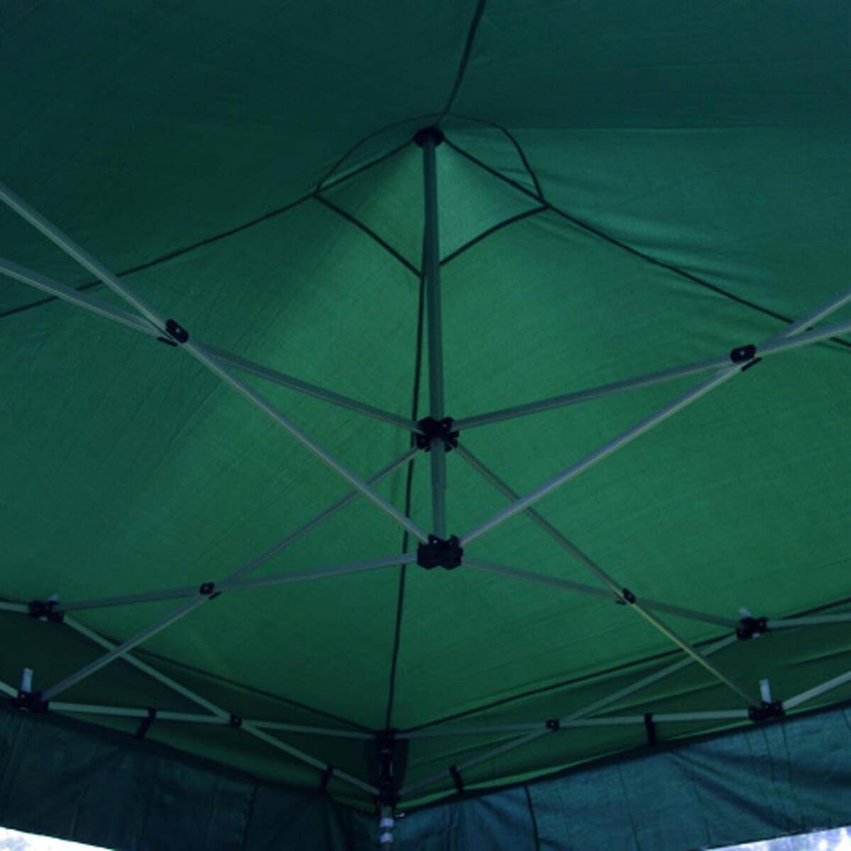 VCM Pavillon PROFI grün Polyester-Mischgewebe B/H/L: ca. 300x220x300 cm