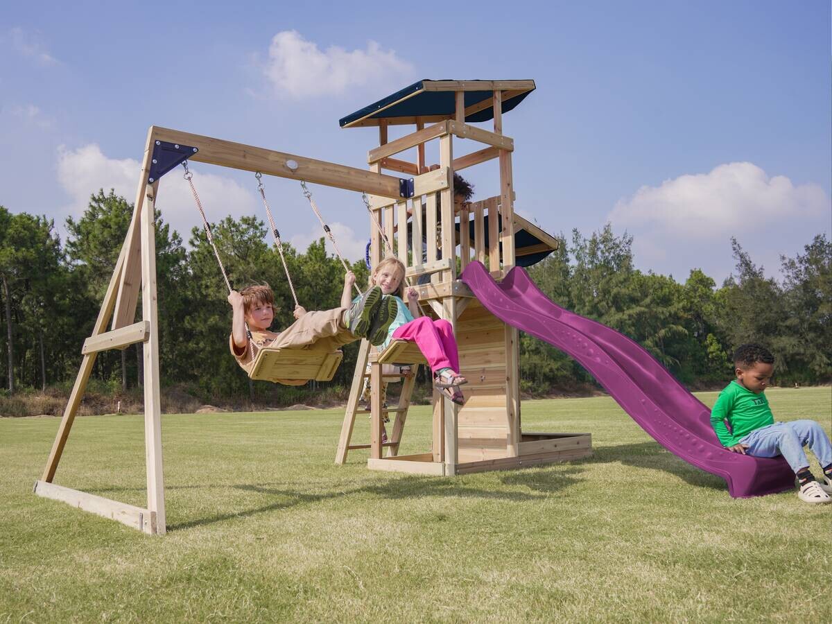 AXI Spielturm Malik braun B/H/L: ca. 345x270x336 cm