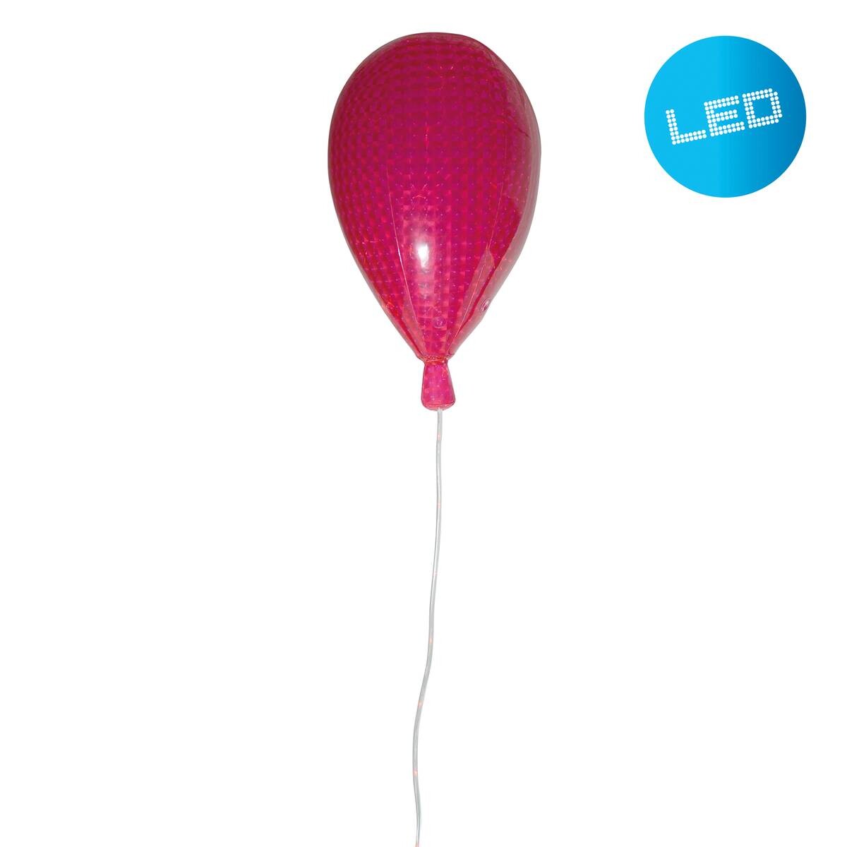Näve Leuchten LED-Dekoballon pink Kunststoff B/H/T/D: ca. 35x50x35x35 cm