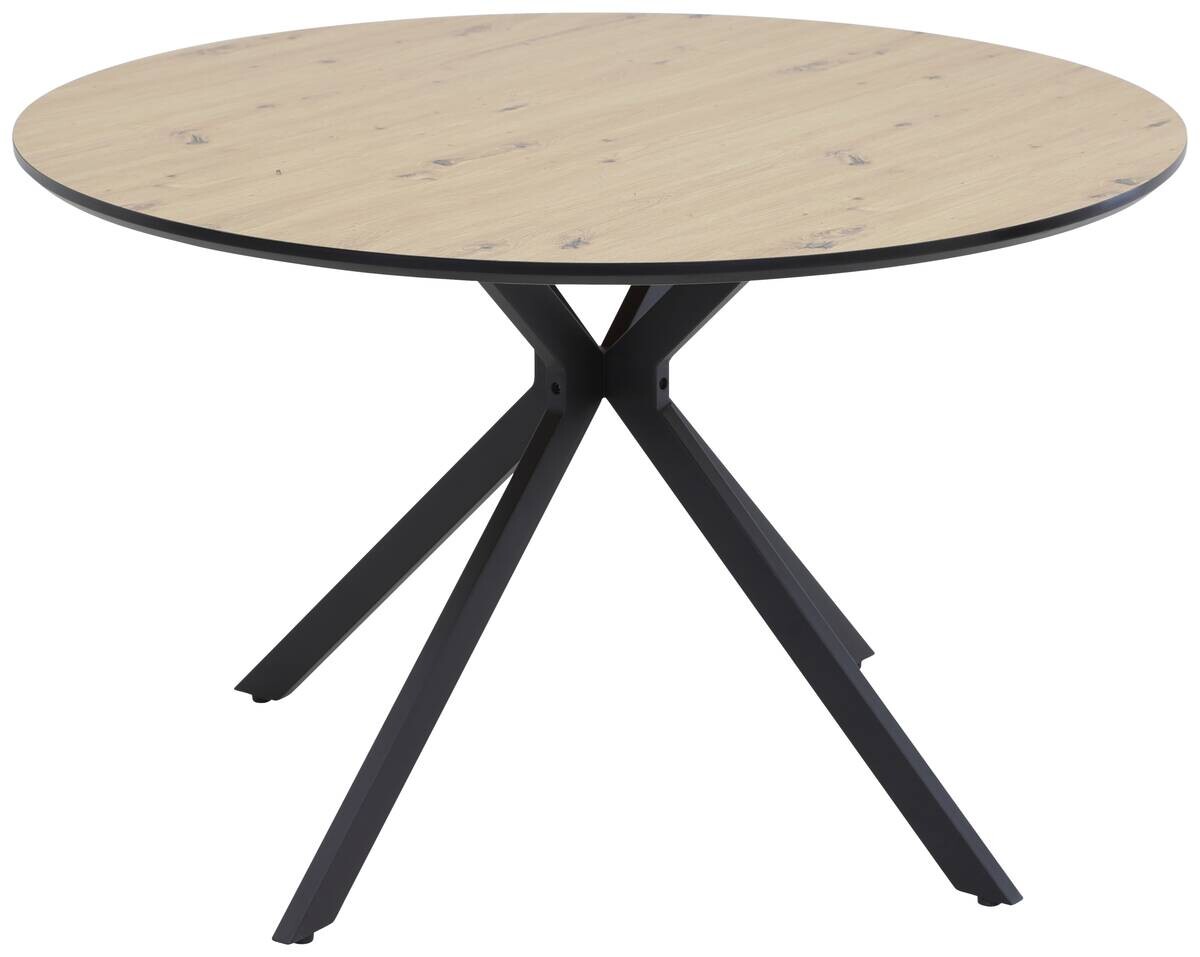 Esstisch Kindu Eiche schwarz B/H: ca. 120x76 cm