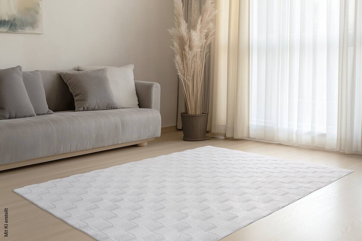 Kayoom Teppich Botany 625 silber B/L: ca. 80x150 cm