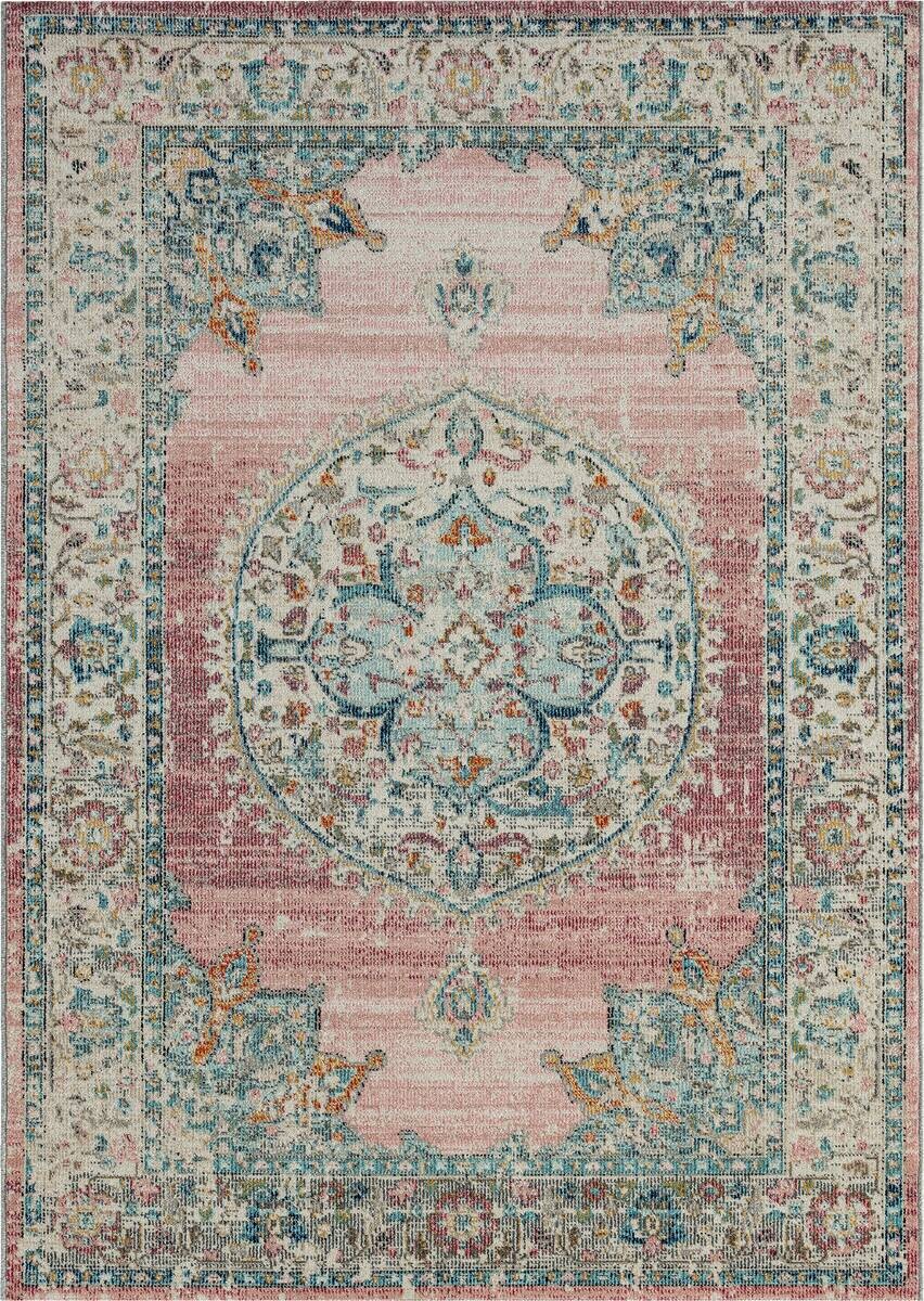 Outdoorteppich Salsa Outdoor pink B/H/L: ca. 240x18x340 cm