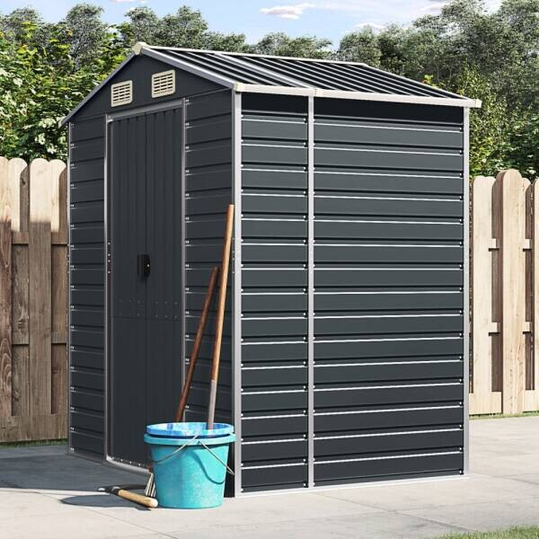 vidaXL Gartenhaus anthrazit B/H/T: ca. 191x198x130 cm