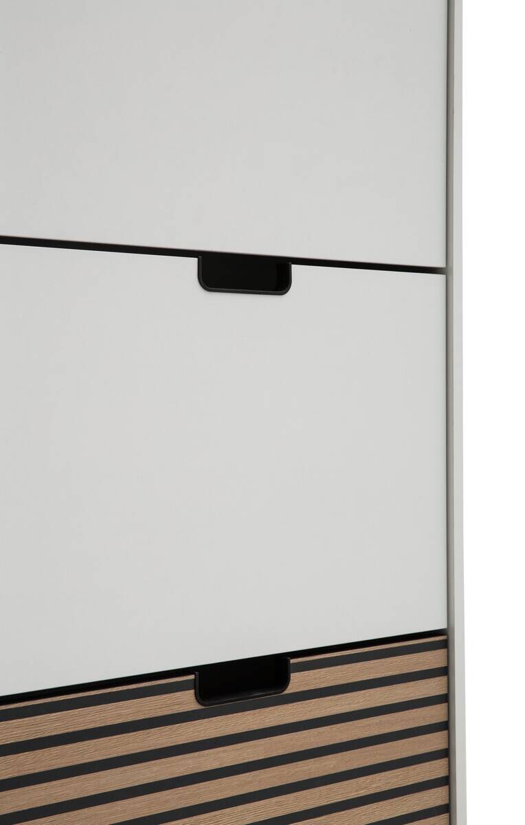 Schuhkipper Ryker weiß matt B/H/T: ca. 59,8x124x19,5 cm