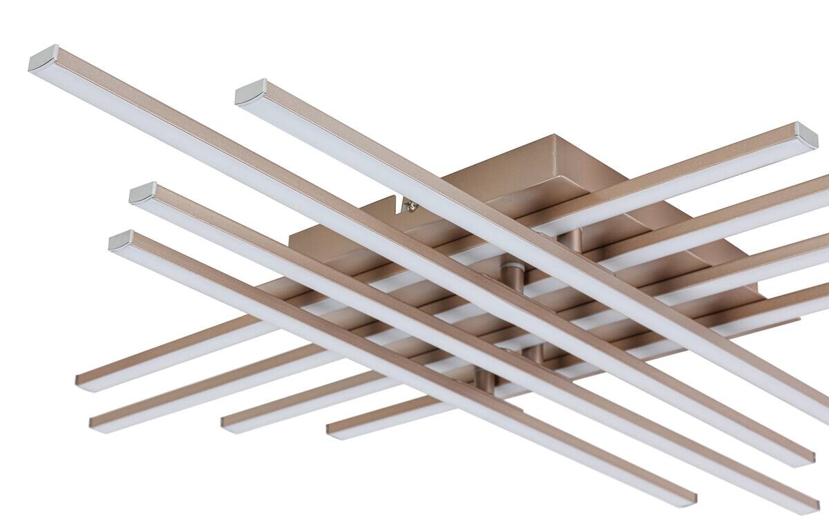Nolo LED-Deckenleuchte Orbit B/H/L: ca. 75x7,5x75 cm