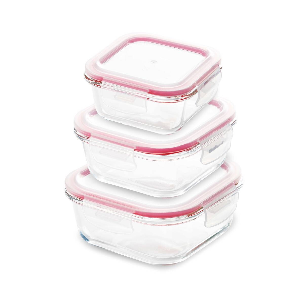 BERGNER Vorratsdosenset Go lovers rot