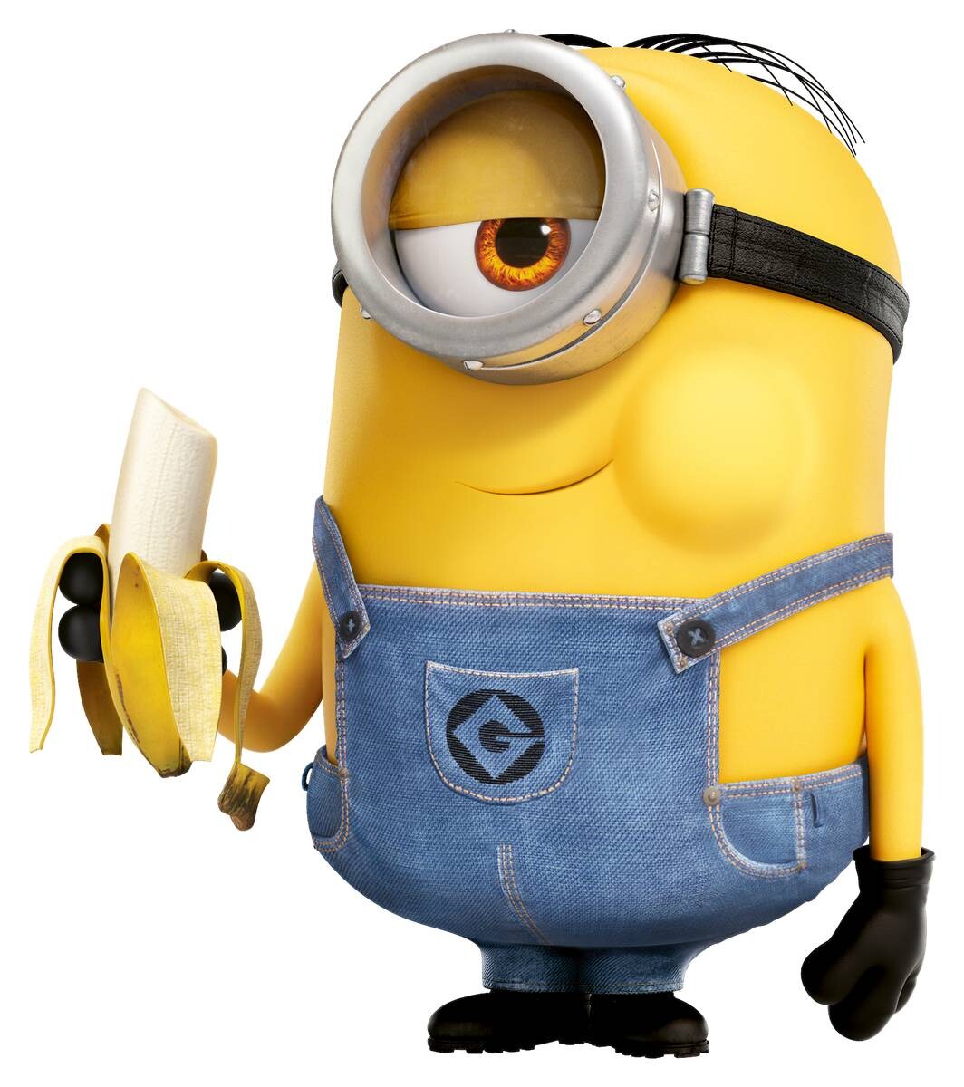 Dekokissen Minions Polysamt gelb 100% Polyester B/L: ca. 33x36 cm