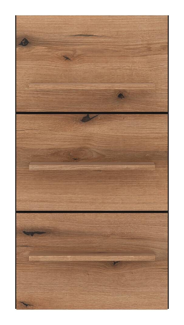 Wandpaneel Mateo Eiche Evoke Coast Nachbildung schwarz matt B/H/T: ca. 50x96x18 cm