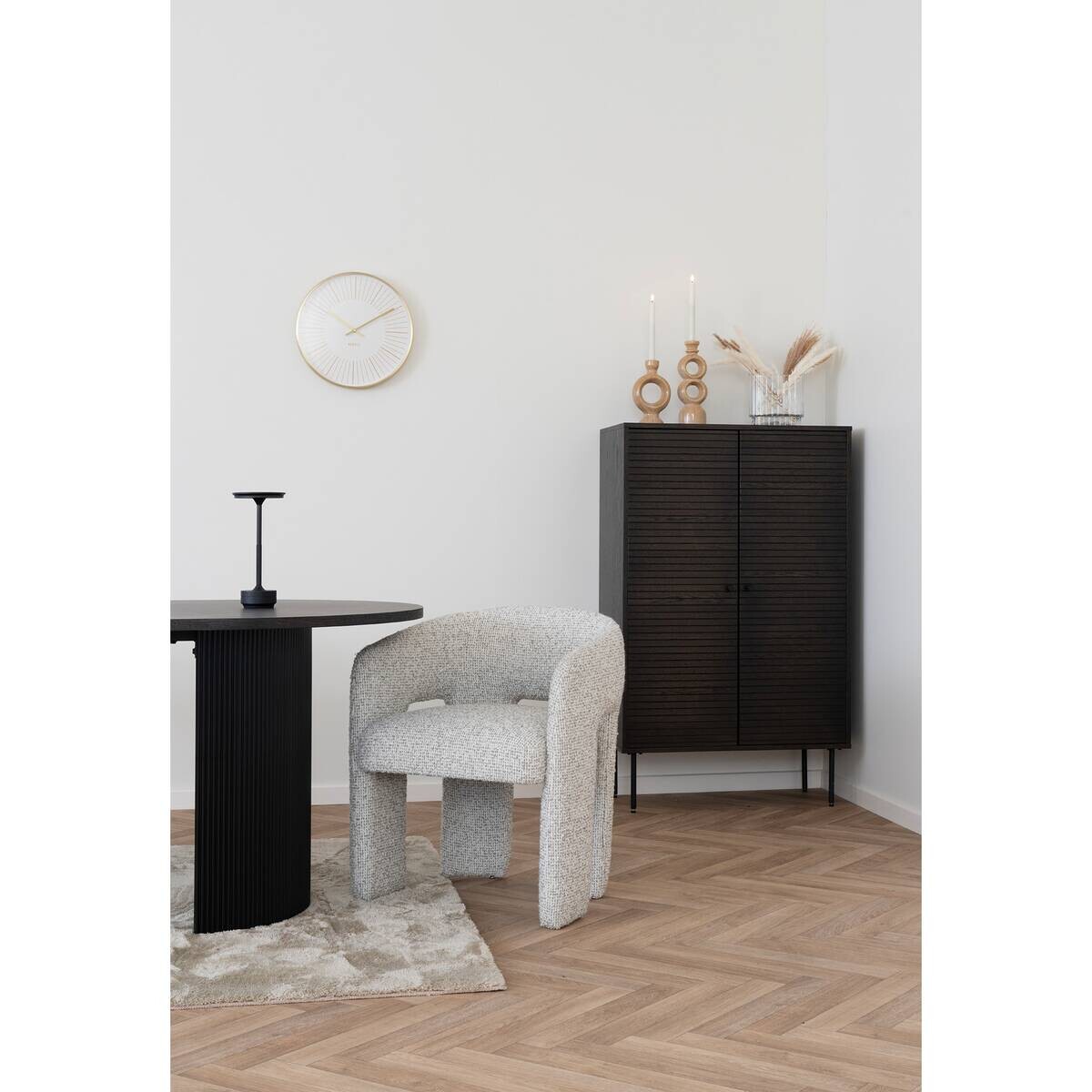 Housenordic Tischleuchte Lyneham schwarz Metall B/H/L: ca. 13x28,5x13 cm