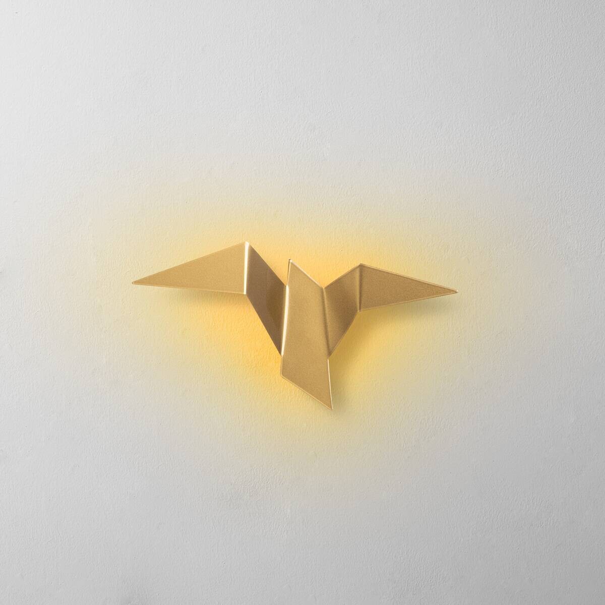 Opviq Wandleuchte 119FRS1152 gold Metall B/H/L: ca. 16x12x31 cm 1 Brennstellen