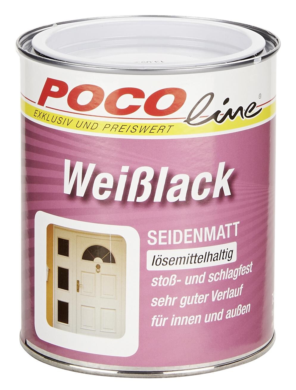 Weißlack weiß seidenmatt ca. 0,75 l