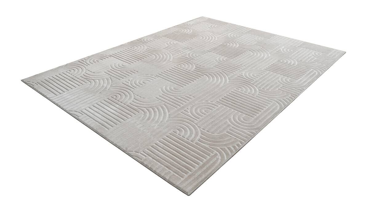 Kayoom Teppich Calma 125 beige B/L: ca. 120x160 cm