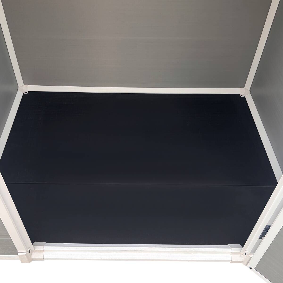 POCOline Gartenhaus Basic grau B/H/T: ca. 134x202x102 cm