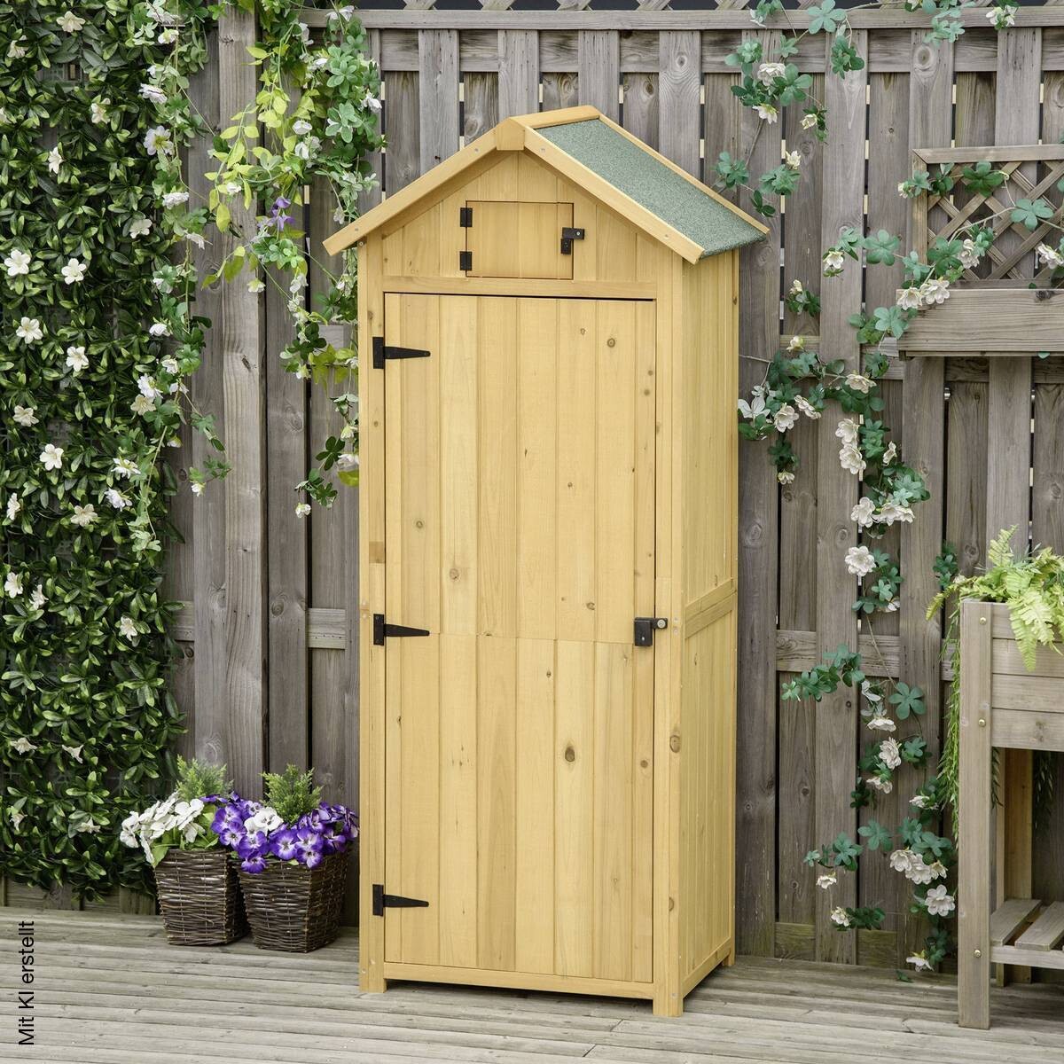 Outsunny Gartenhaus natur B/H/L: ca. 542x179x77 cm