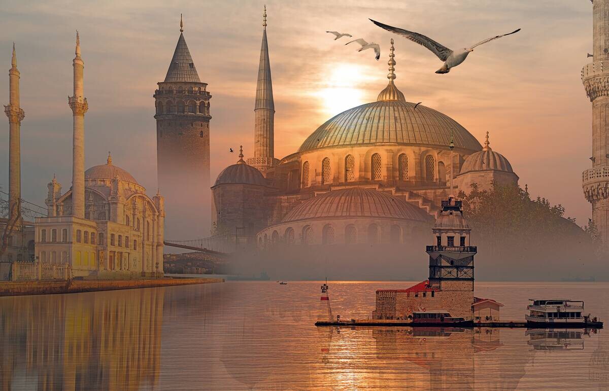Keilrahmenbild Moschee