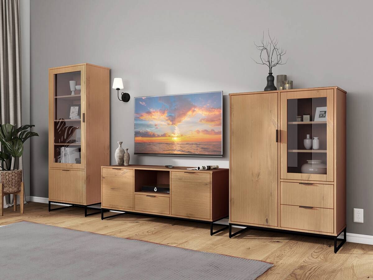 TV-Board Vivo 2T1S Oak lackiert B/H/L: ca. 45,3x50x150 cm