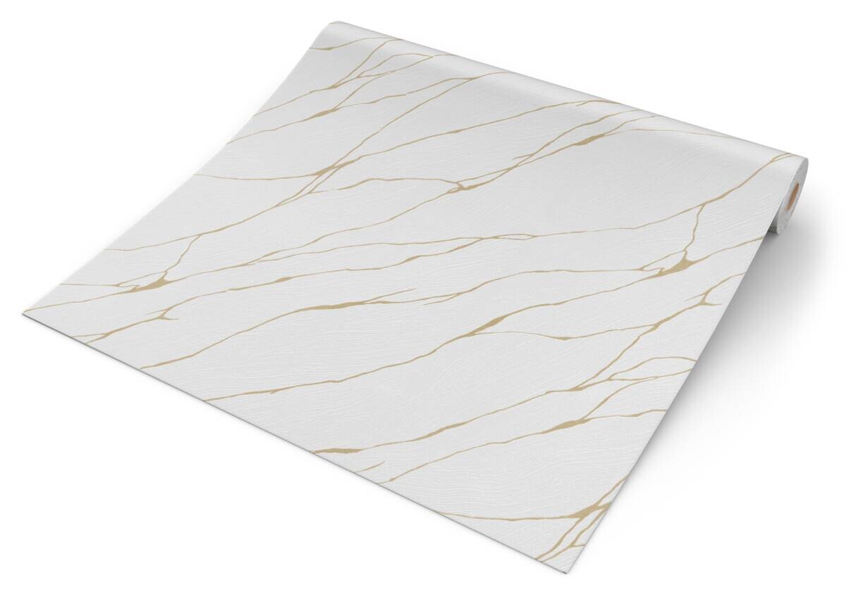 Erismann Vliestapete Marmoroptik hellgrau B/L: ca. 53x1005 cm