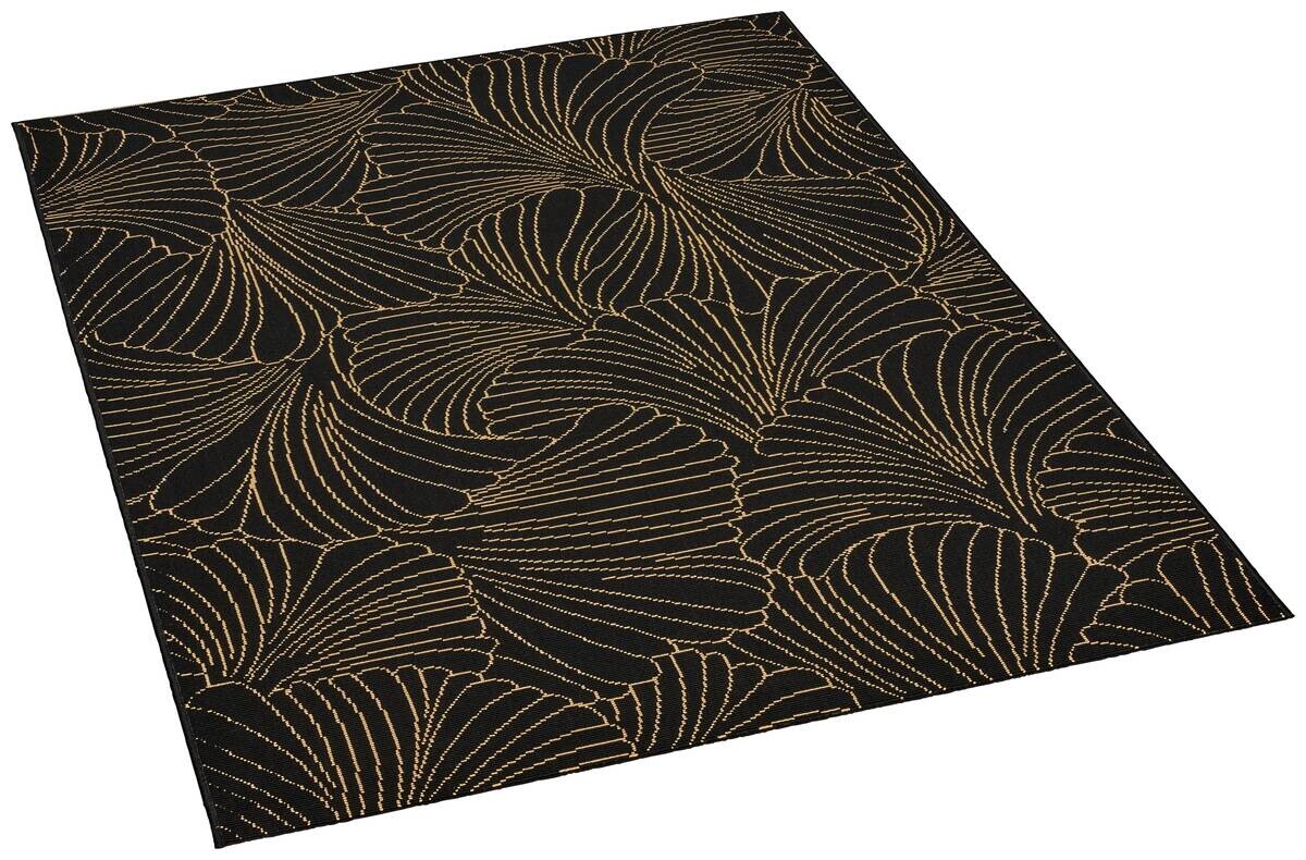 Webteppich Luxus schwarz B/L: ca. 160x230 cm