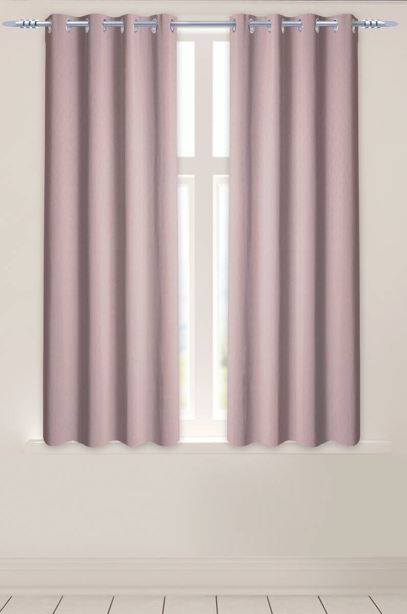 Verdunklungsvorhang Larius rosé B/L: ca. 140x175 cm