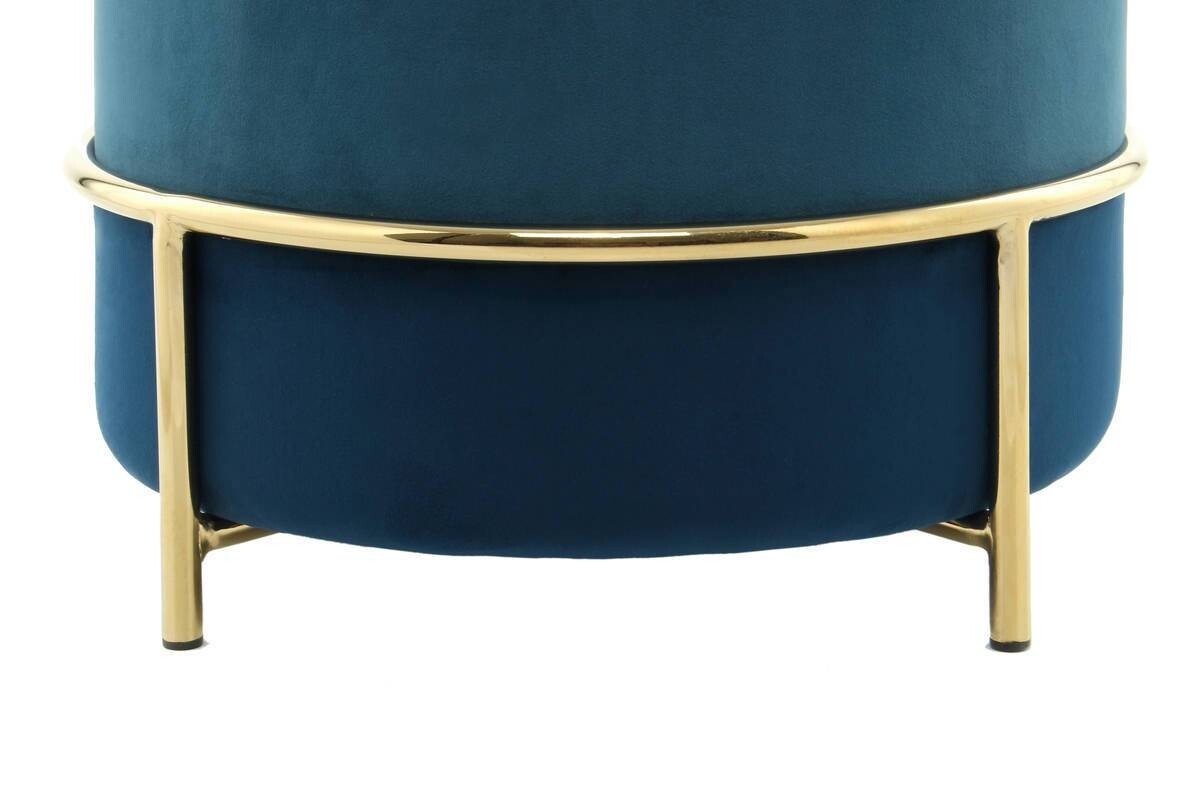 360 Living Hocker Matilda 100 blau H/D: ca. 46x48,5 cm