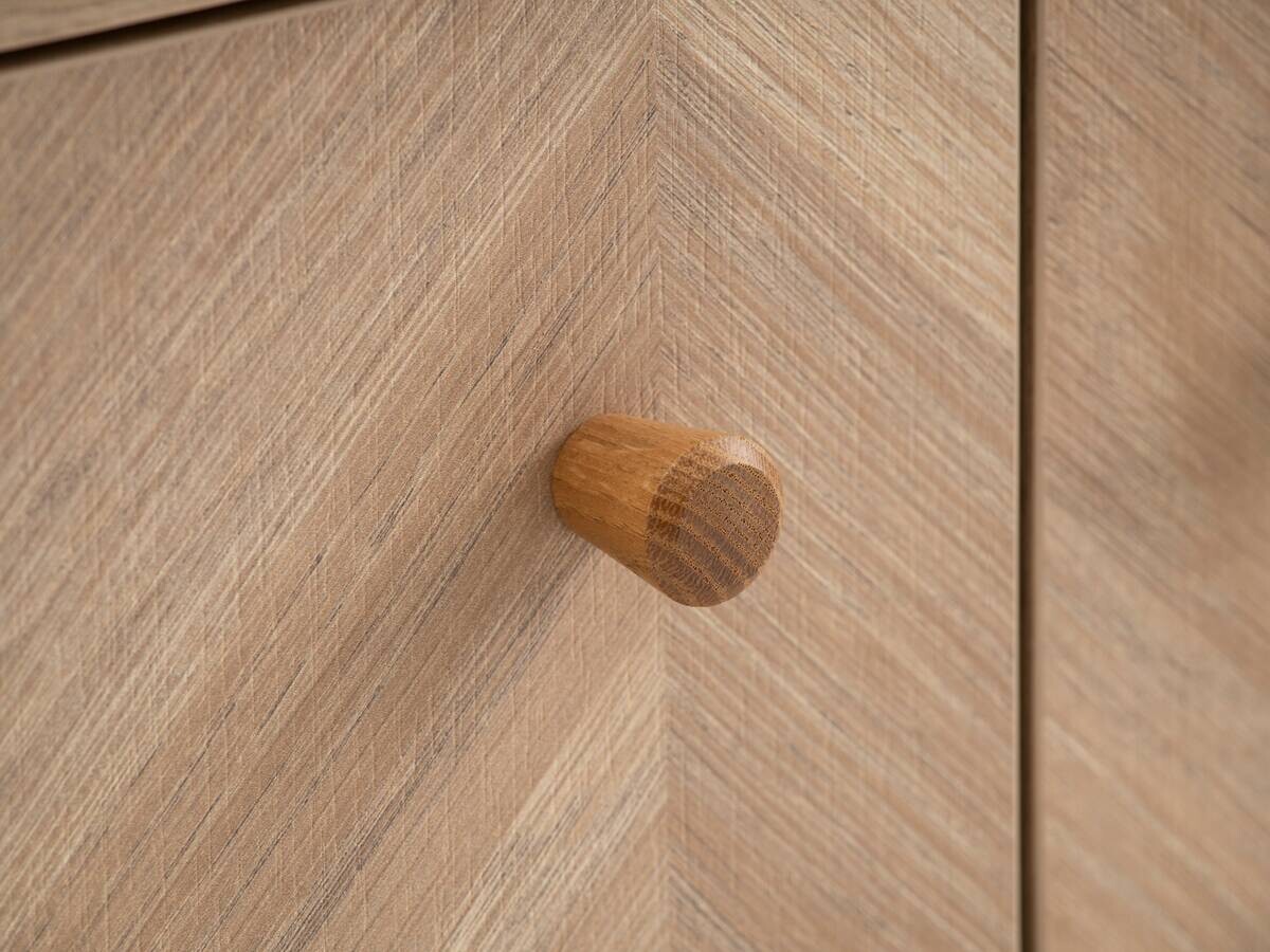 Sideboard Visby Eiche Nachbildung mauve B/H/T: ca. 109x63,9x33,05 cm