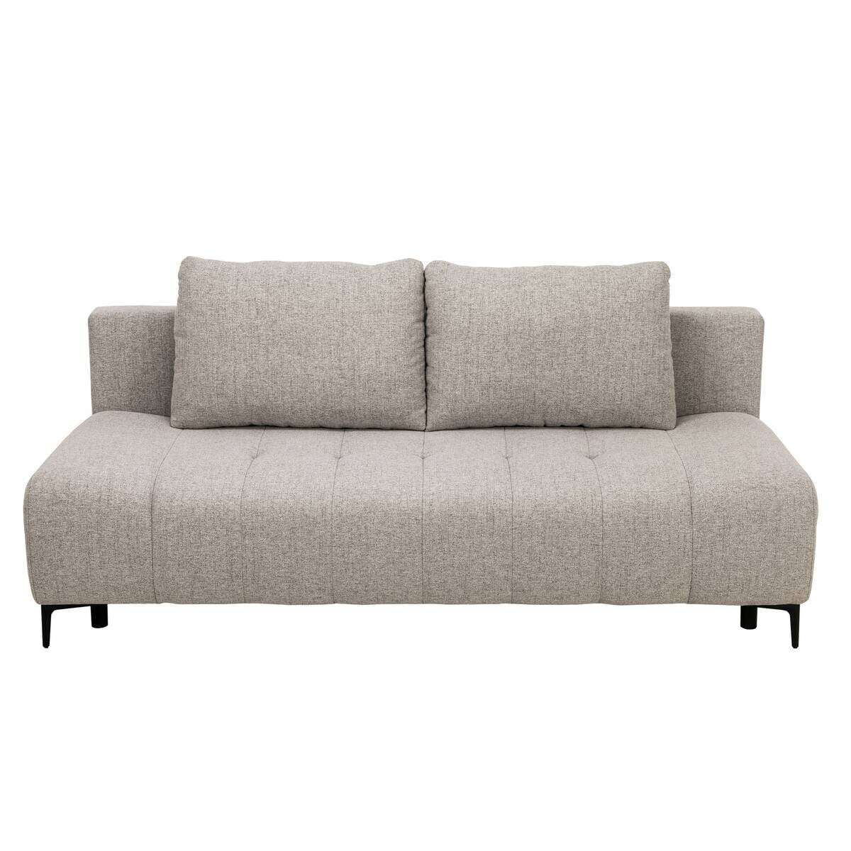 Schlafsofa hellbraun Webstoff B/H/T: ca. 195x88x95 cm