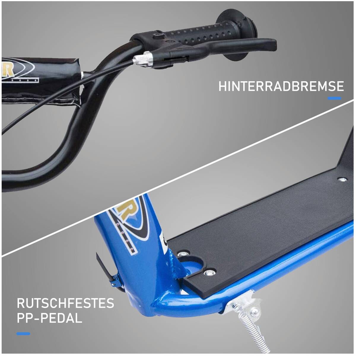 HOMCOM Kinderroller blau