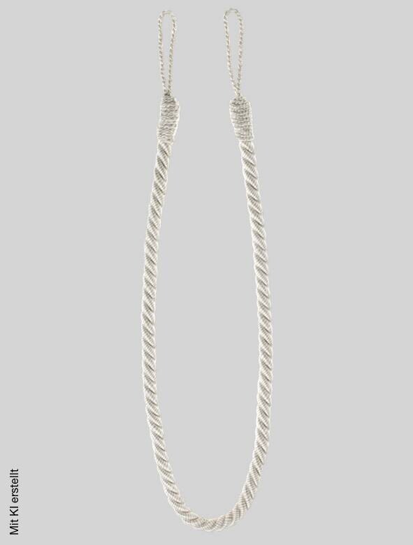 Raffhalter beige 52% Viskose, 48% Baumwolle L: ca. 80 cm